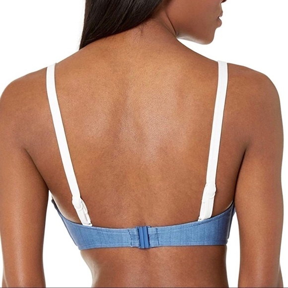 Seafolly Block Party F Cup X Back Adjustable Bikini Top 4 - Picture 5 of 8